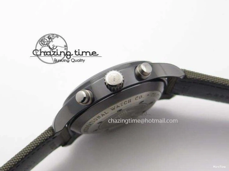 MIROTIME 0512 SunProtective Pilot Top Gun Miramar IWC388002 V6 1:1 Best Edition Ceramic Case On Nylon Strap A 7325
